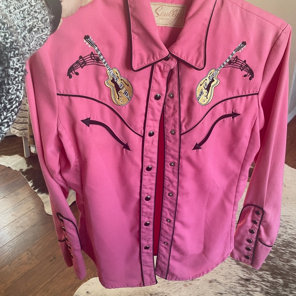 Scully pink western shirt